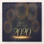 誕生日 ガラスコースター (正面)