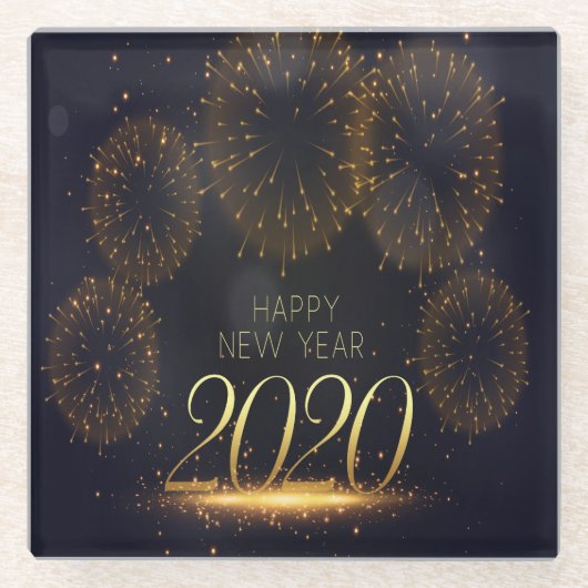 誕生日 ガラスコースター (正面)