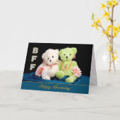 誕生日、ガールフレンド、 カード (黄色い花)