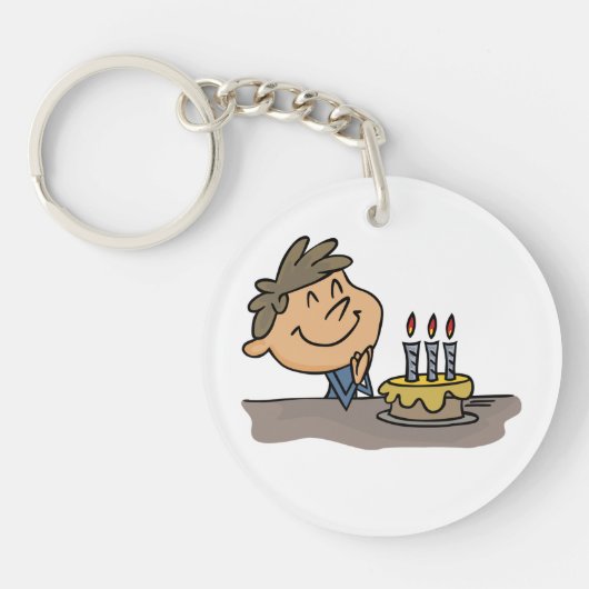 誕生日 キーホルダー (正面)