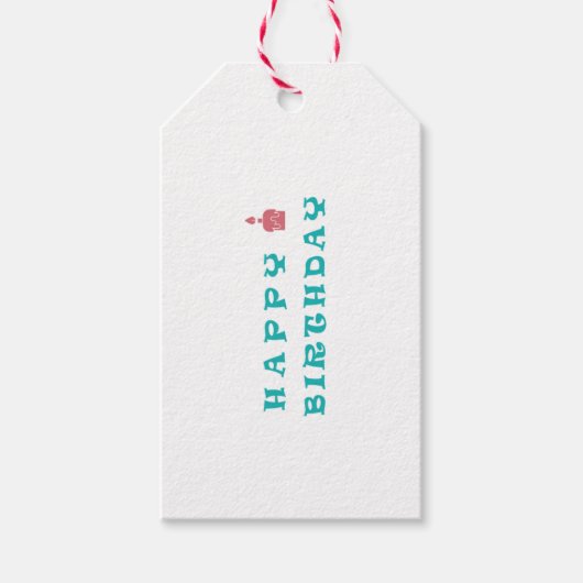 誕生日 ギフトタグ (正面)