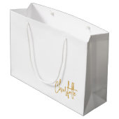 誕生日 ギフトバッグ, 特別な機会 オーダーメイド ギフト ラージペーパーバッグ (裏面アングル)