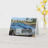 誕生日-クラシック カード (黄色い花)