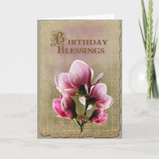 誕生日 – グリーティングカード シーズンカード (正面)