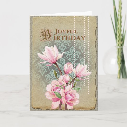 誕生日 – グリーティングカード シーズンカード (正面)