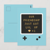 誕生日 ゲームボーイ 友情 レベルアップ あと1年 ポストカード (正面/裏面)