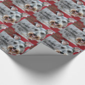 誕生日、ココヤシ、小型シュナウツァー、ギフト用包装紙 ラッピングペーパー (角)