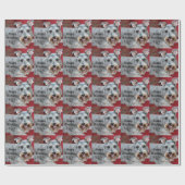 誕生日、ココヤシ、小型シュナウツァー、ギフト用包装紙 ラッピングペーパー (フラット)