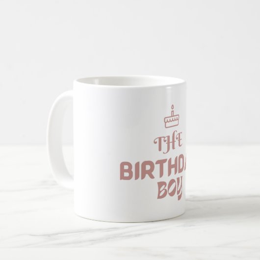 誕生日 コーヒーマグカップ (正面左)