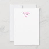 誕生日 サンキューカード (裏面)