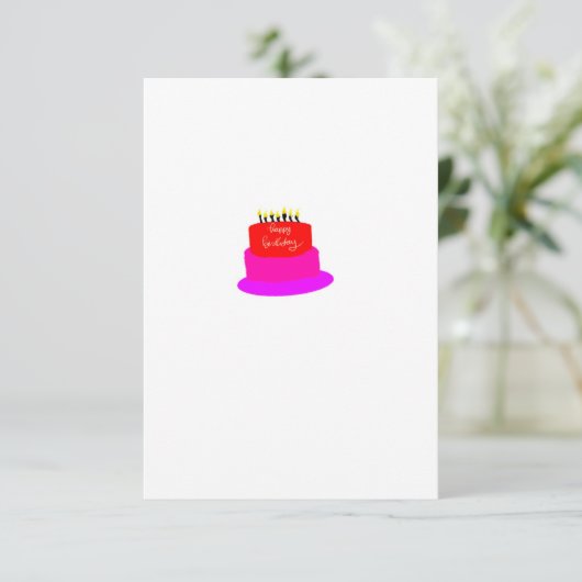 誕生日! サンキューカード (スタンド正面)