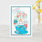 誕生日、シアーズ、Covid-19、トリエット紙&フラワー カード (黄色い花)