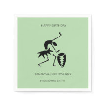 誕生日、シルエ素晴らしットお祝いダンサー