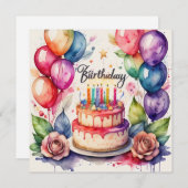 誕生日 シーズンカード (正面/裏面)