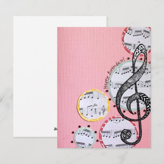 誕生日 シーズンカード (正面/裏面)