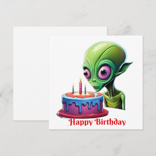 誕生日 シーズンカード (正面/裏面)