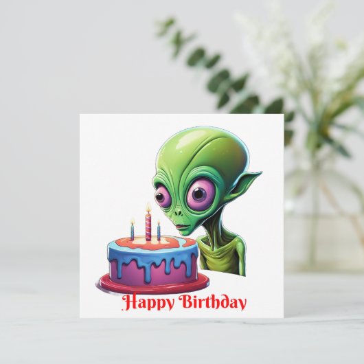 誕生日 シーズンカード (スタンド正面)