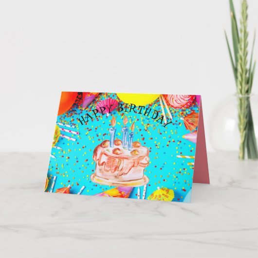 誕生日 シーズンカード (正面)