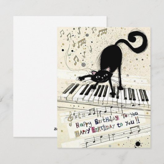 誕生日 シーズンカード (正面/裏面)