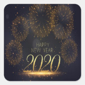 誕生日 スクエアシール (正面)