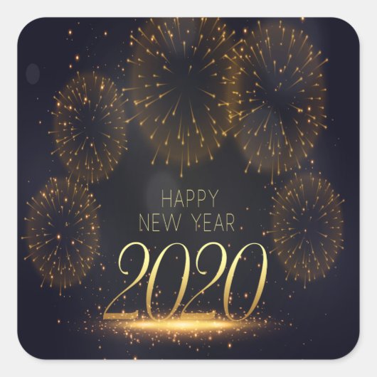 誕生日 スクエアシール (正面)