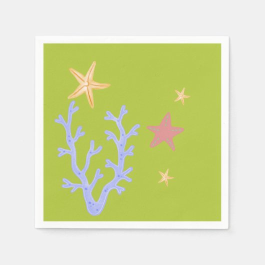 誕生日 スタンダードカクテルナプキン (正面)