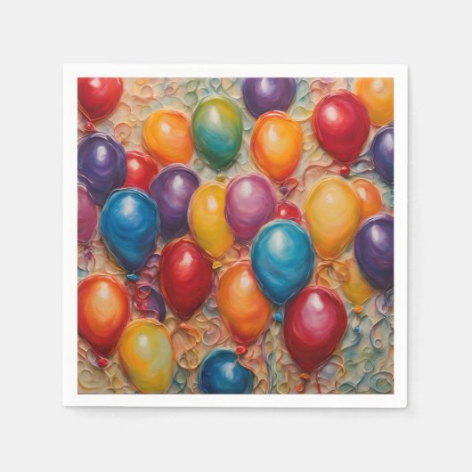 誕生日 スタンダードカクテルナプキン (正面)