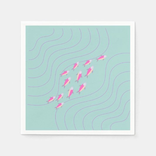 誕生日 スタンダードカクテルナプキン (正面)