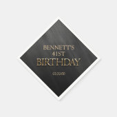 誕生日 スタンダードカクテルナプキン (角)