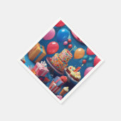 誕生日 スタンダードカクテルナプキン (角)