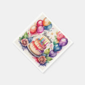 誕生日 スタンダードカクテルナプキン (角)