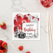 誕生日 スタンダードカクテルナプキン (インサイチュ)