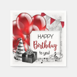 誕生日 スタンダードカクテルナプキン