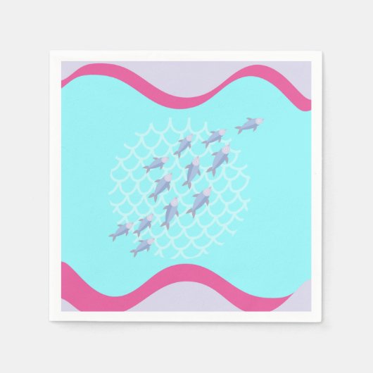 誕生日 スタンダードカクテルナプキン (正面)