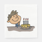 誕生日 スタンダードランチョンナプキン (正面)