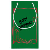 誕生日 スモールペーパーバッグ (裏面)