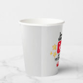 誕生日 チューブ ペーパー カップ 紙コップ (右)