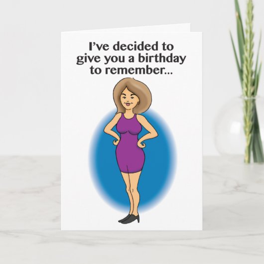 誕生日・トゥ・リモーブ・カード カード (正面)