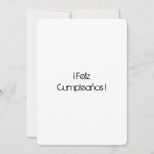 誕生日 トカゲ カード (裏面)