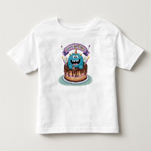 誕生日 トドラーTシャツ (正面)