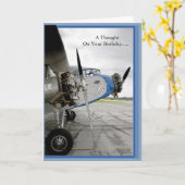誕生日...トリモーター カード (黄色い花)