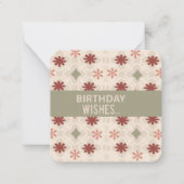 誕生日 ノートカード (正面)