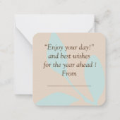 誕生日 ノートカード (裏面)