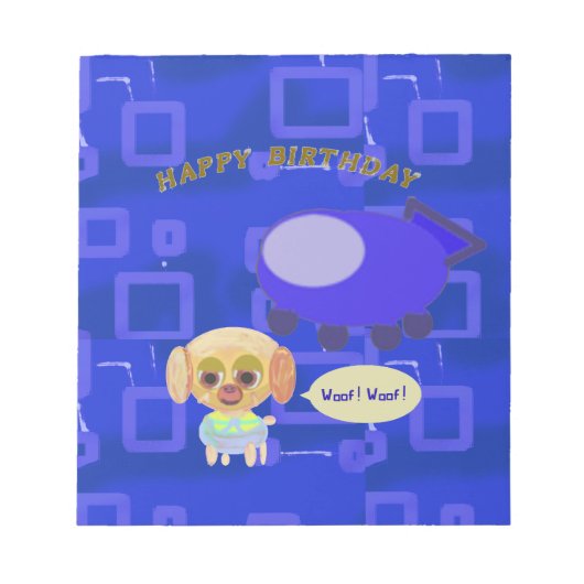 誕生日 ノートパッド (正面)