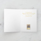 誕生日-バニーおよびデイジーの挨拶状 カード (内部)