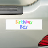 誕生日 バンパーステッカー (車上)