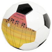 誕生日、パパのかわいい熱帯の夏の夕日 サッカーボール (3/4)