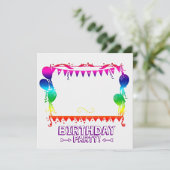 ****誕生日****パーティの招待状 招待状 (スタンド正面)