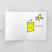 誕生日・フェアリーがハッピーバースデー カード (内部)