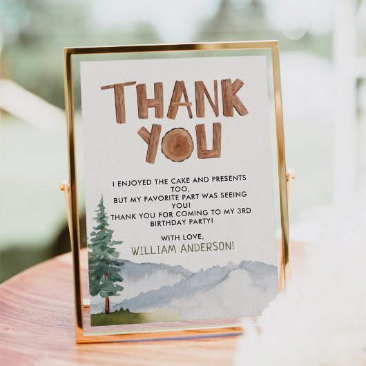 誕生日 フォレスト 感謝カード